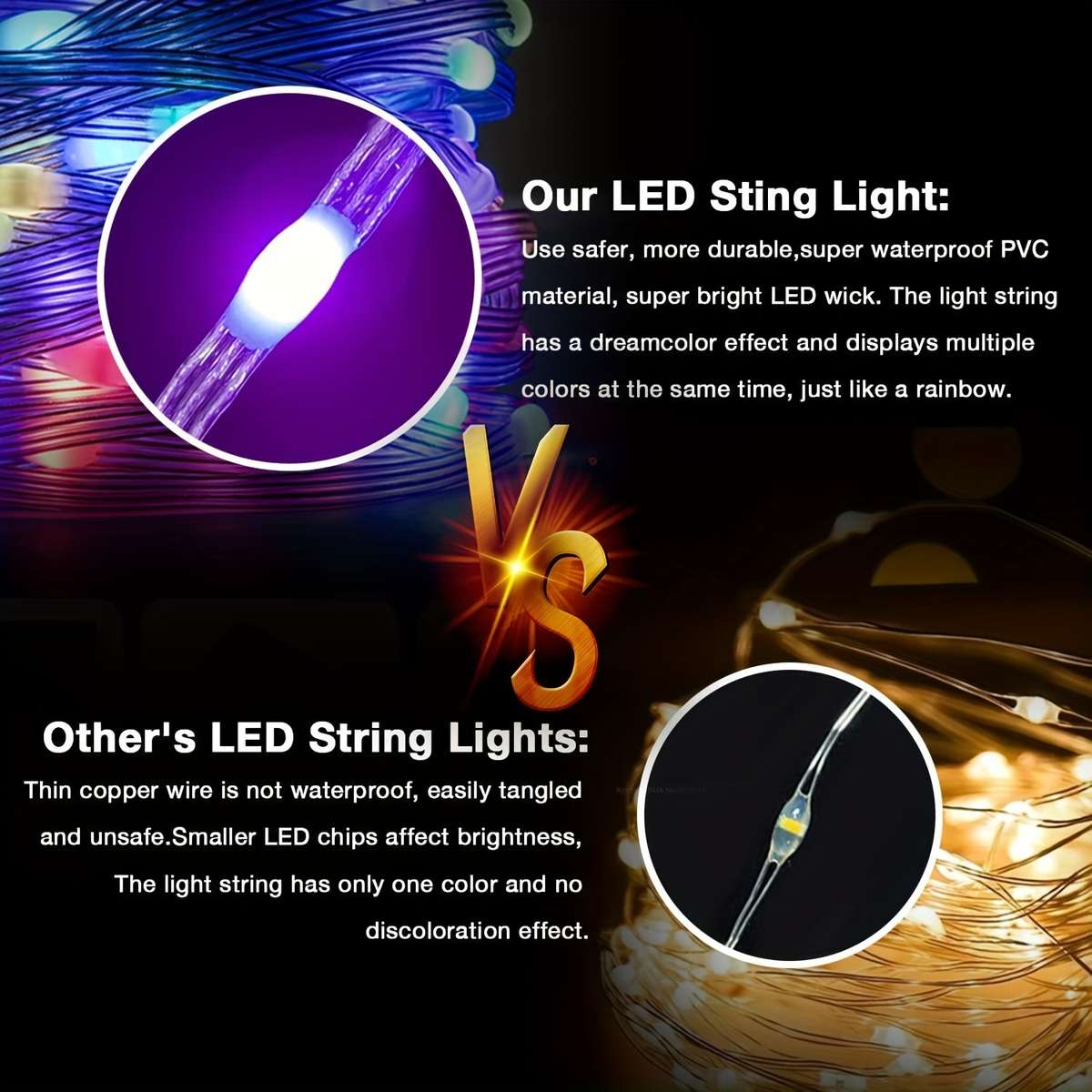 Christmas Lights Smart App Model 2 Meters 20 Lights