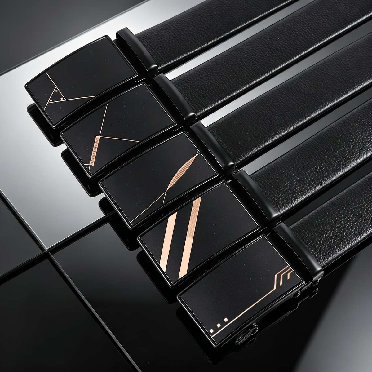 Belt Color Black Style 5 Size 110Cm