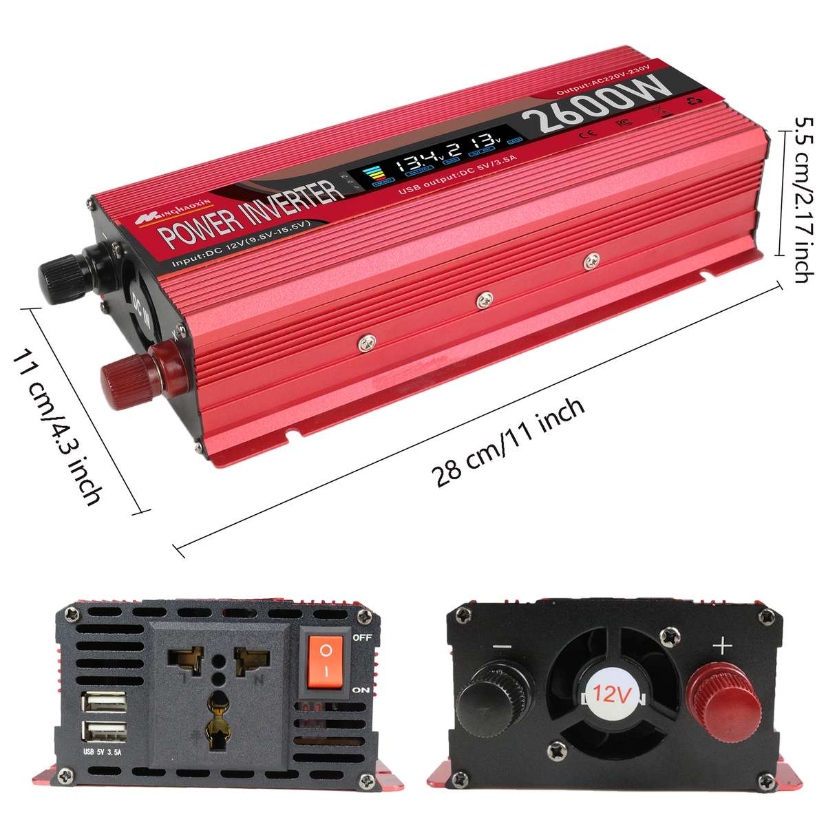 Inverter Model 12V 220V 600W