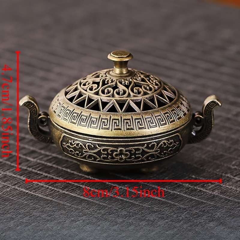 Incense Burner Model  Bronze Aromatherapy Stove With Two
