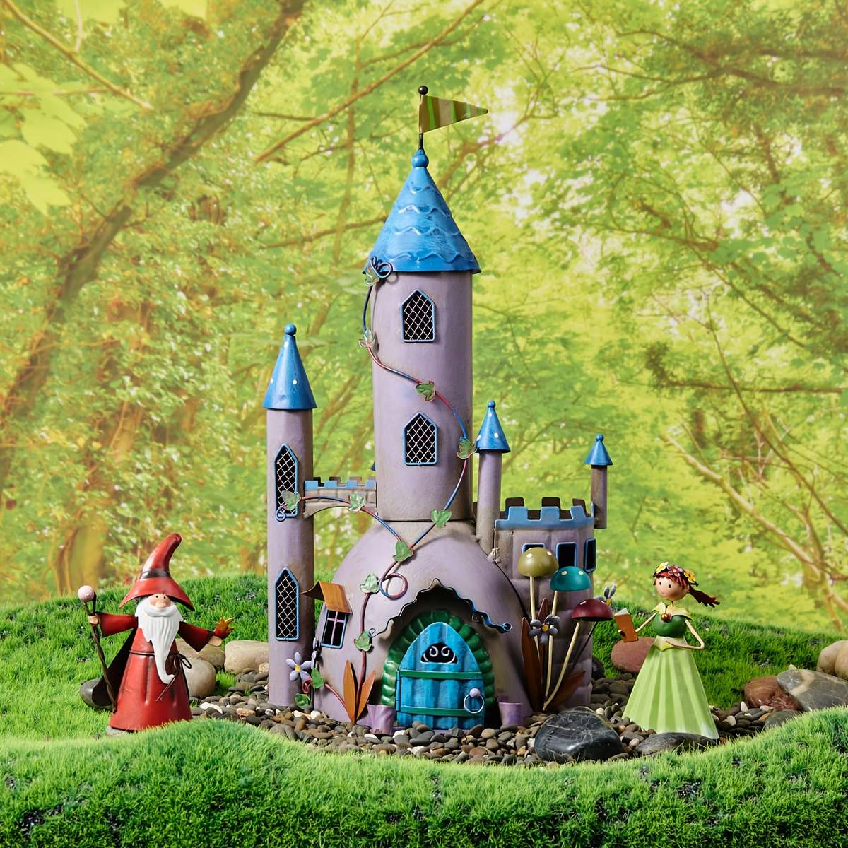 Building Toy Architectural Model Toy Set Style Big Castle Red