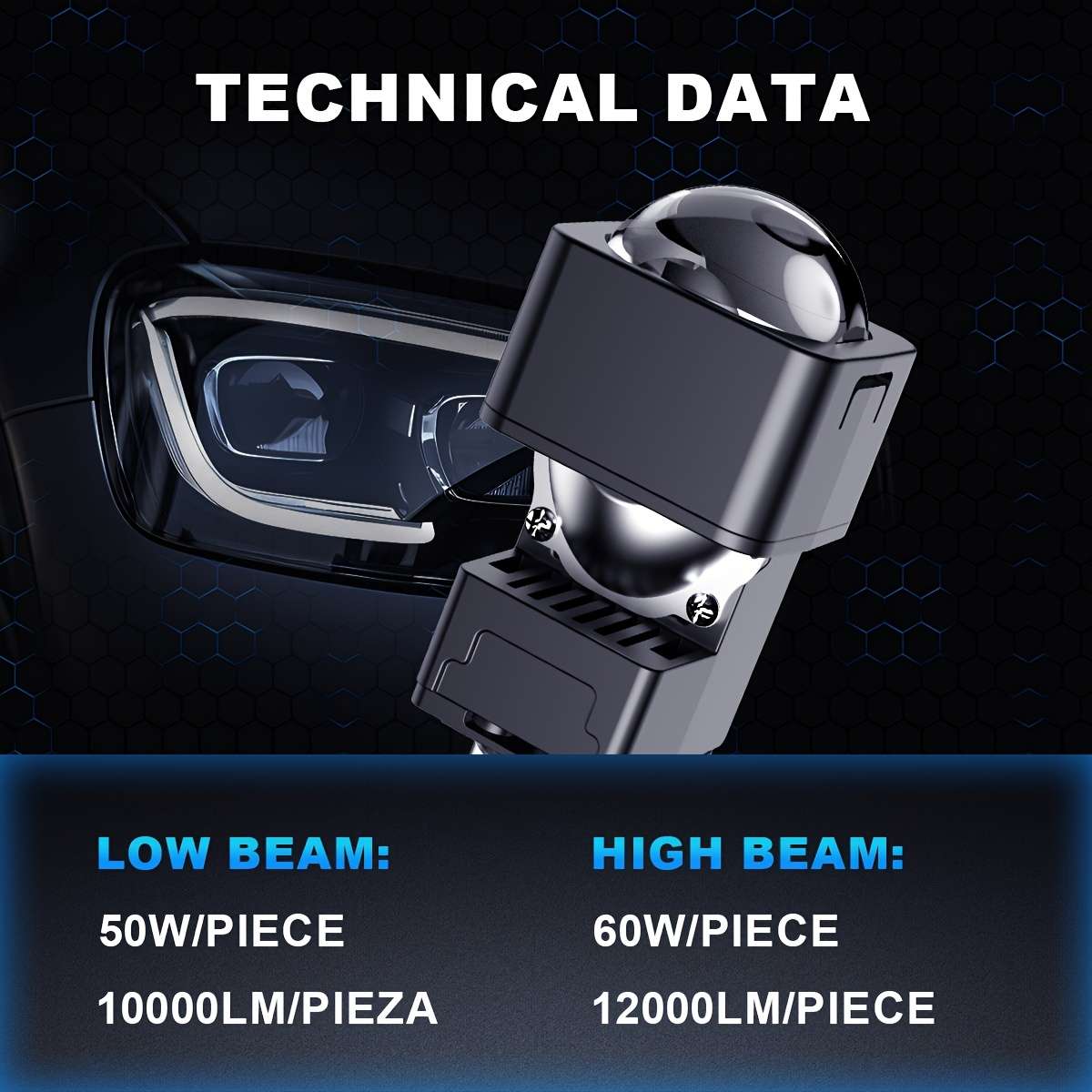 Car Lights Quantity 2Pcs