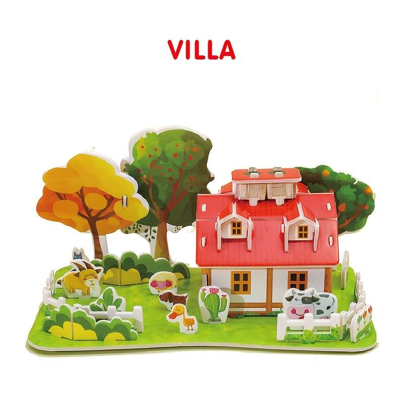 Building Toy Architectural Model Toy Set Model Jf A011