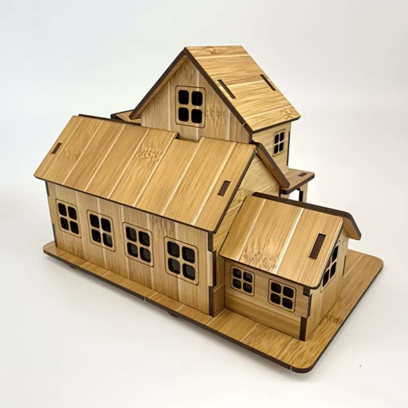 Building Toy Architectural Model Toy Set Style Anime House