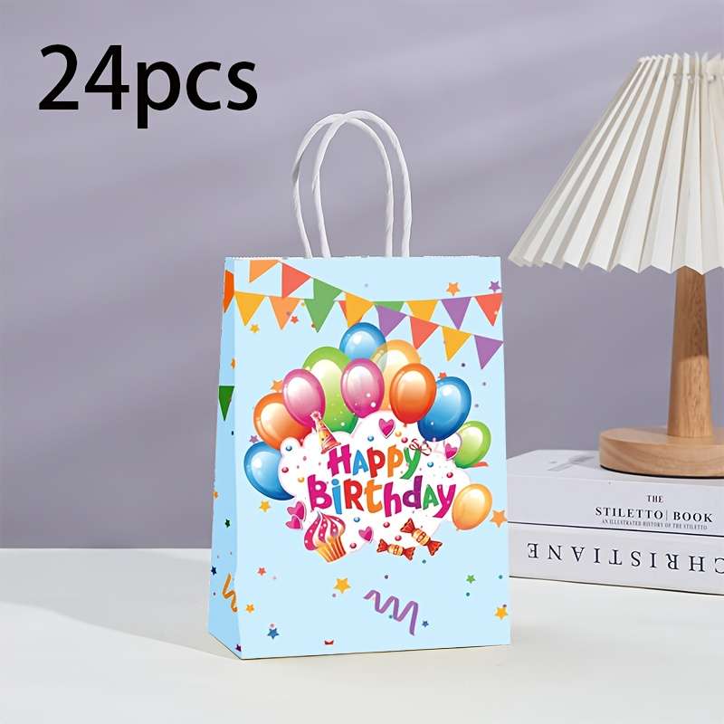 Gift Bags Color  Red  Quantity 24Pcs