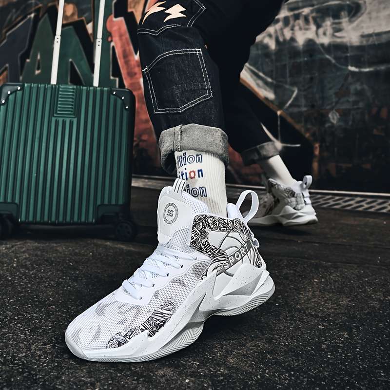 Sneakers White And Grey Size Uk 7.5