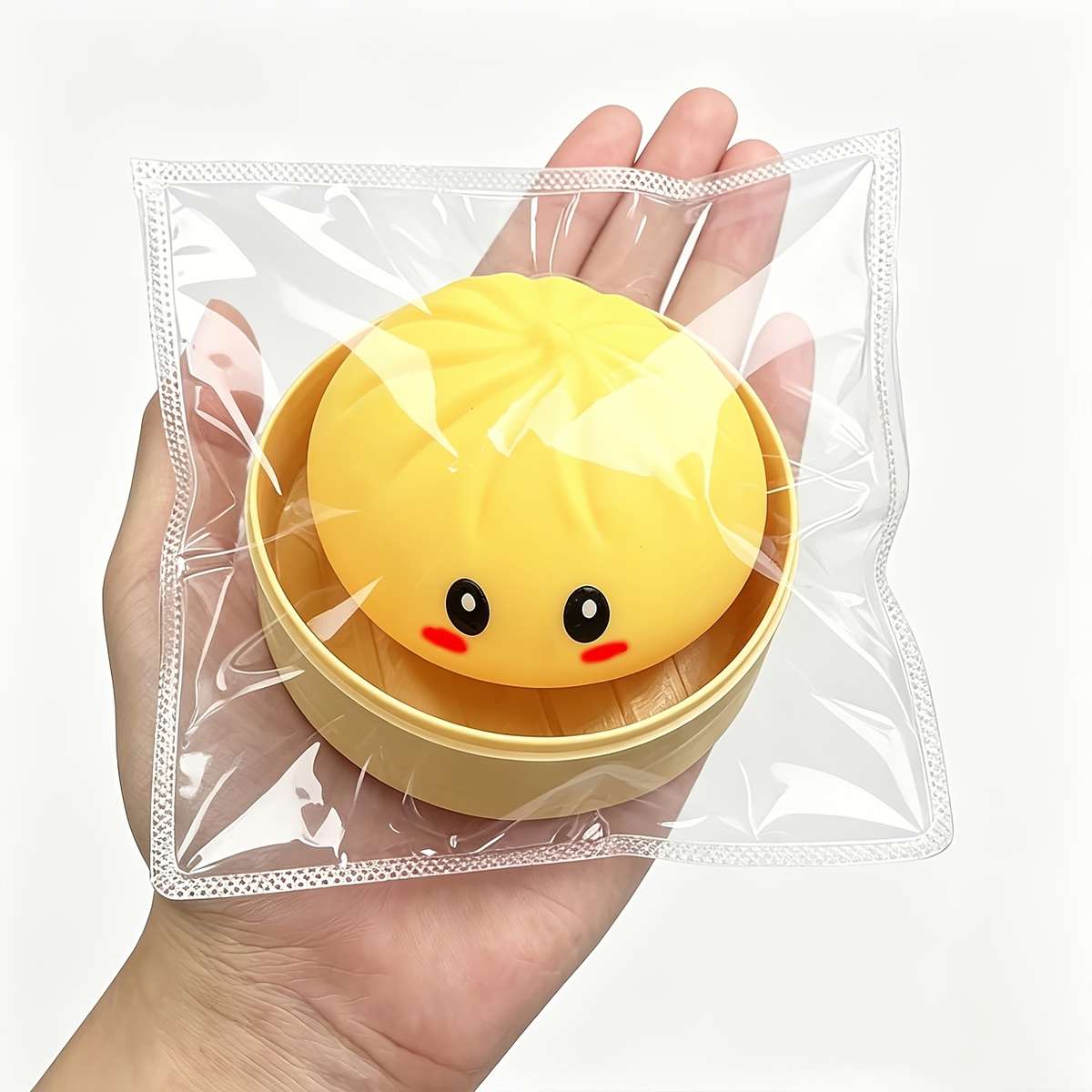 Squeezable Toys Color Random Color Style Style Steamed Buns Steamer