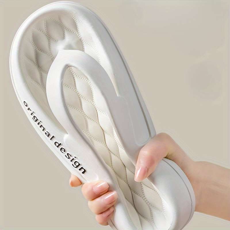 Ladies Summer Flip Flops Grey Uk 7.5-8