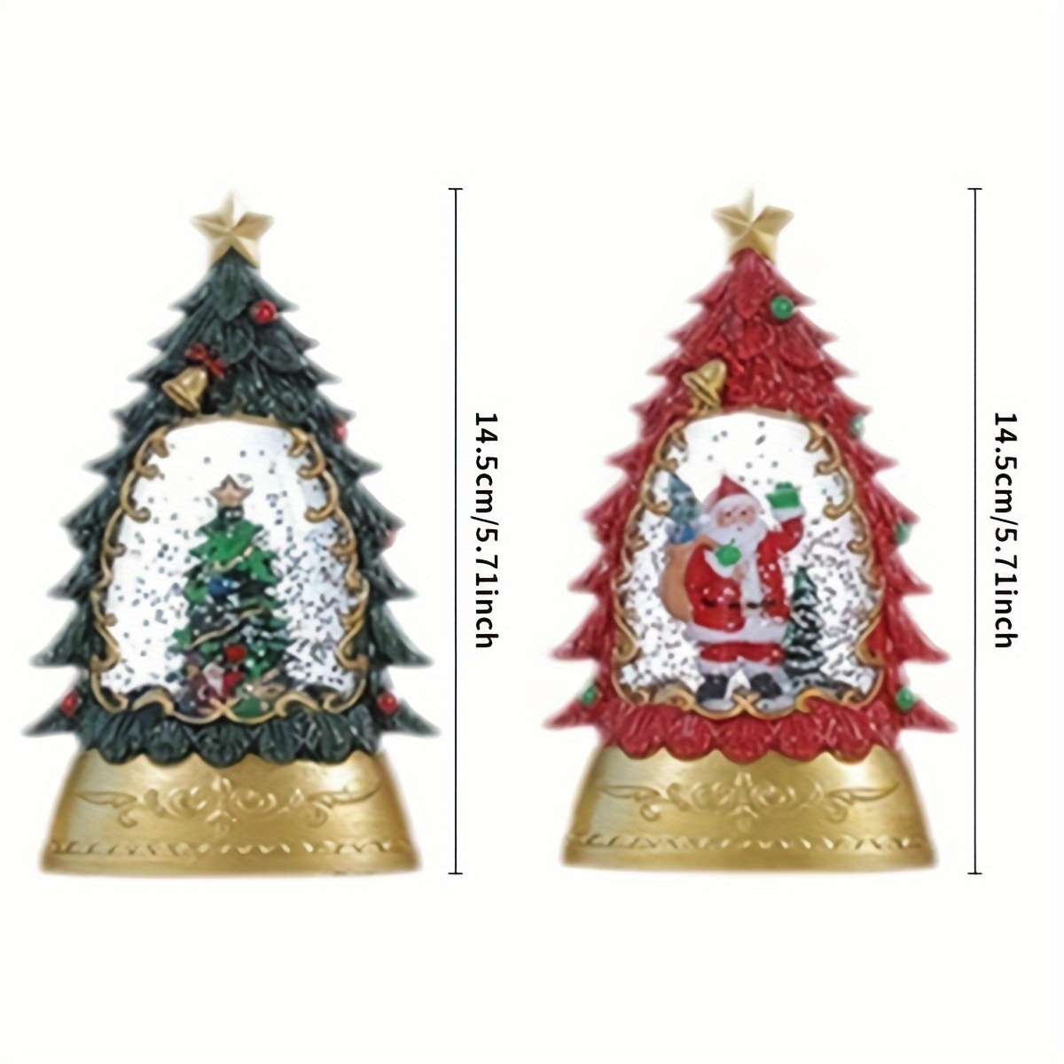 Christmas Lights Red Santa