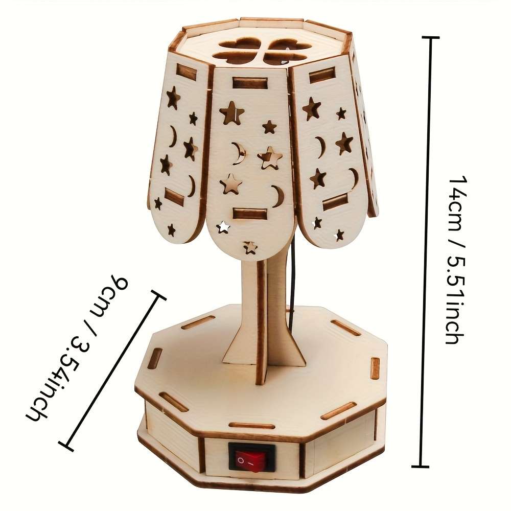 Building Toy Architectural Model Toy Set Color Colorful Desk Lamp