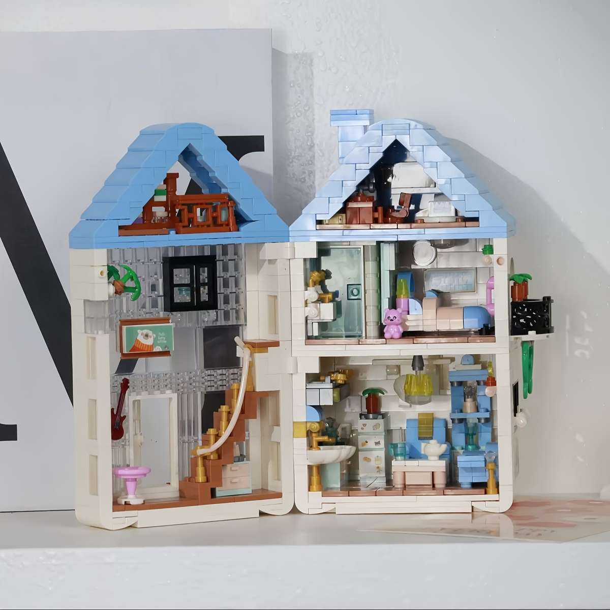 Building Toy Architectural Model Toy Set Model Cozy House