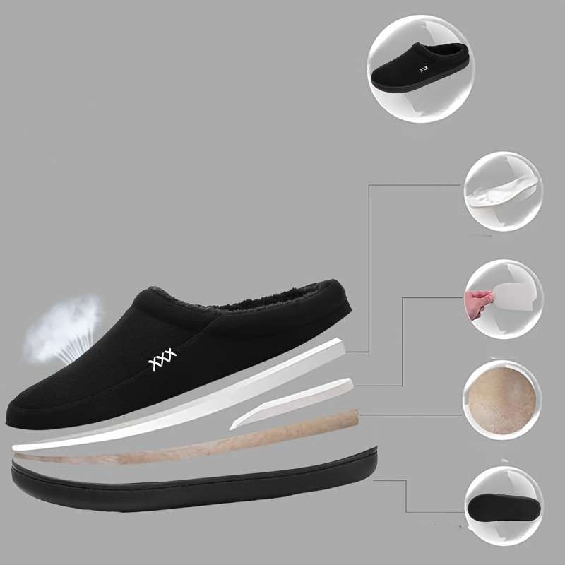 Cotton Slippers Color Grey Sizeuk 6.5-7