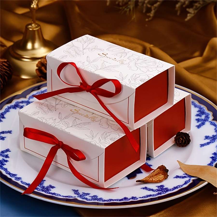 Christmas Gift Boxes Color Blue Model Small-24Pcs