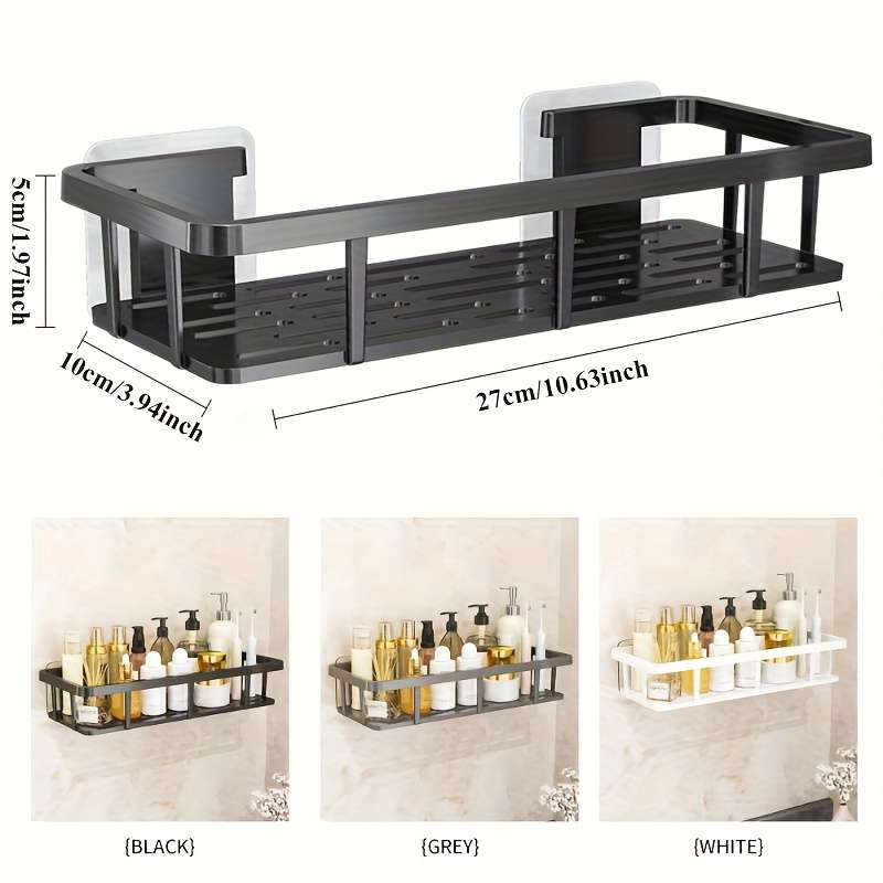 Bathroom Storage Rack Color Black Upgrade Quantity2Pcs