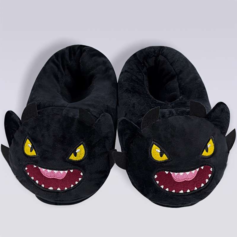 Cotton Slippers Color Black Sizeuk 6.5