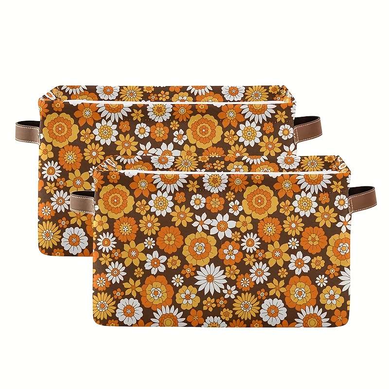 Storage And Organizationitems Vintage Flower 2Pcs