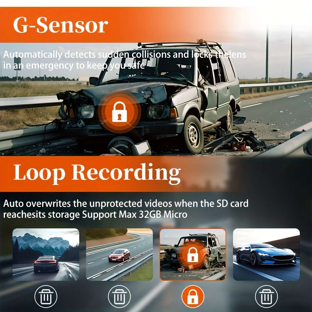 Dashcam Items Only Front Camera