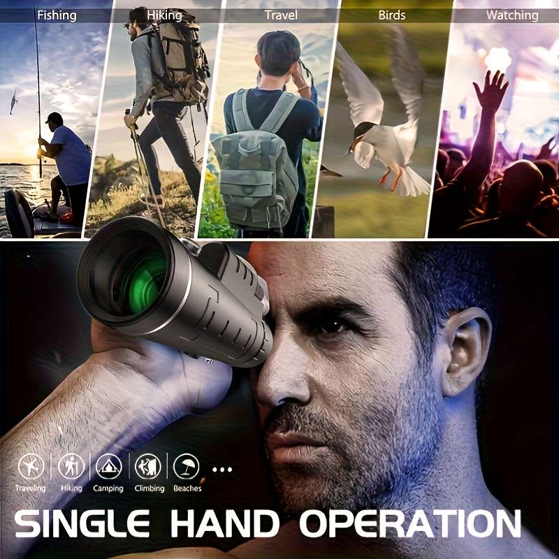 Portable X42 10x50 10x25 High Definition Portable Monocular Multi Layer Hd10x50