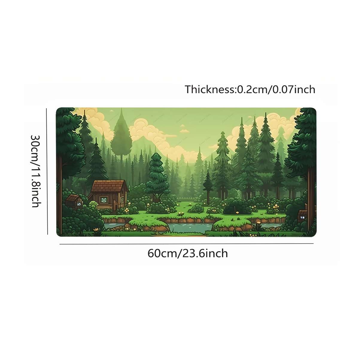 Mouse Pad Size 27.5Inch X 11.8Inch