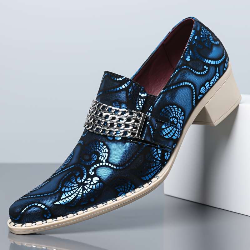 Mens Leather Shoes Color Blue Sizeuk 10.5