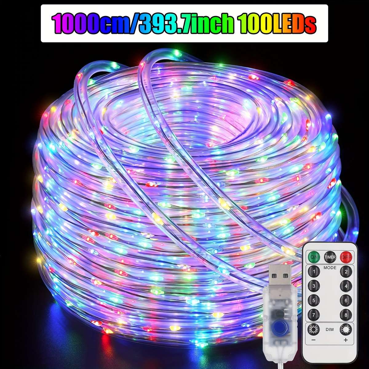 String Lights Color Warm White Size5M 50Leds