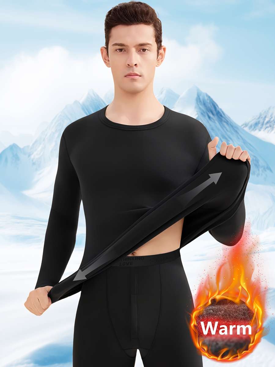 Thermal Underwear Color Light Grey Sizes