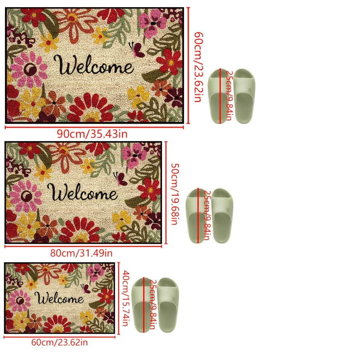 Floor Mats Size 60X90Cm
