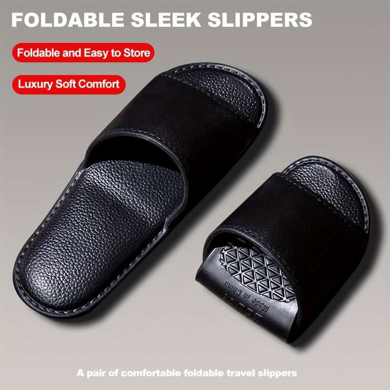 Men Slippers Summer Style Black Size Uk 8.5 To 9