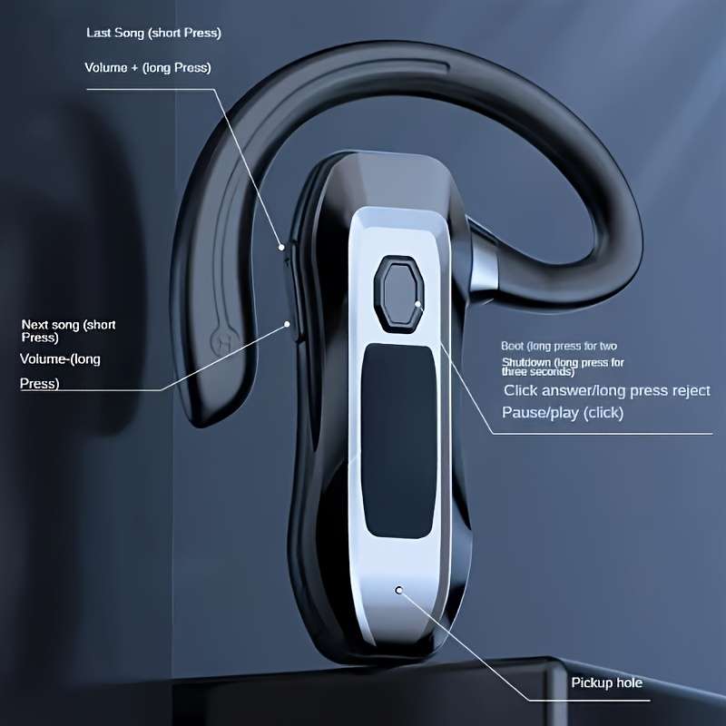 Rechargeable Wireless Earbuds Headphones Headset