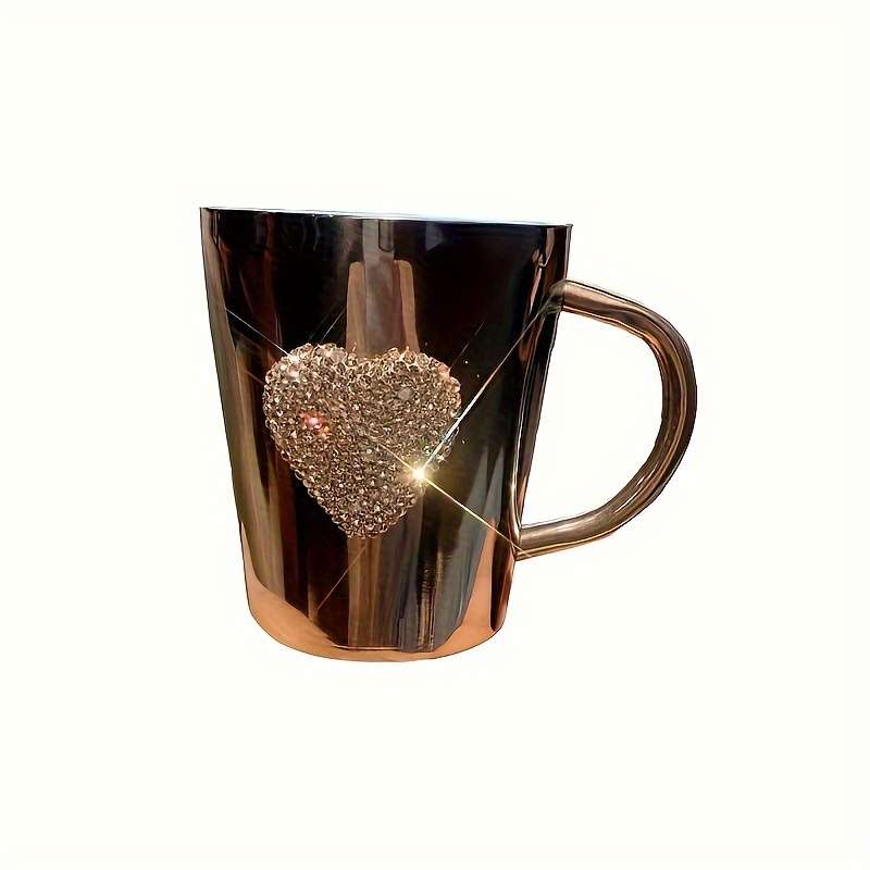 Water Cup Color White Rhinestone