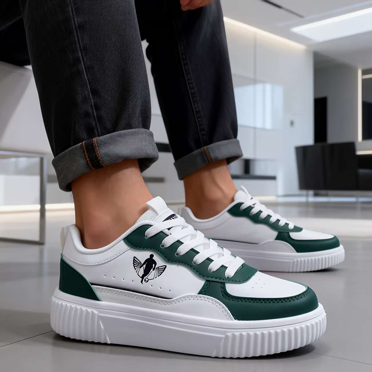 Sneakers Color White Sizeuk 7.5