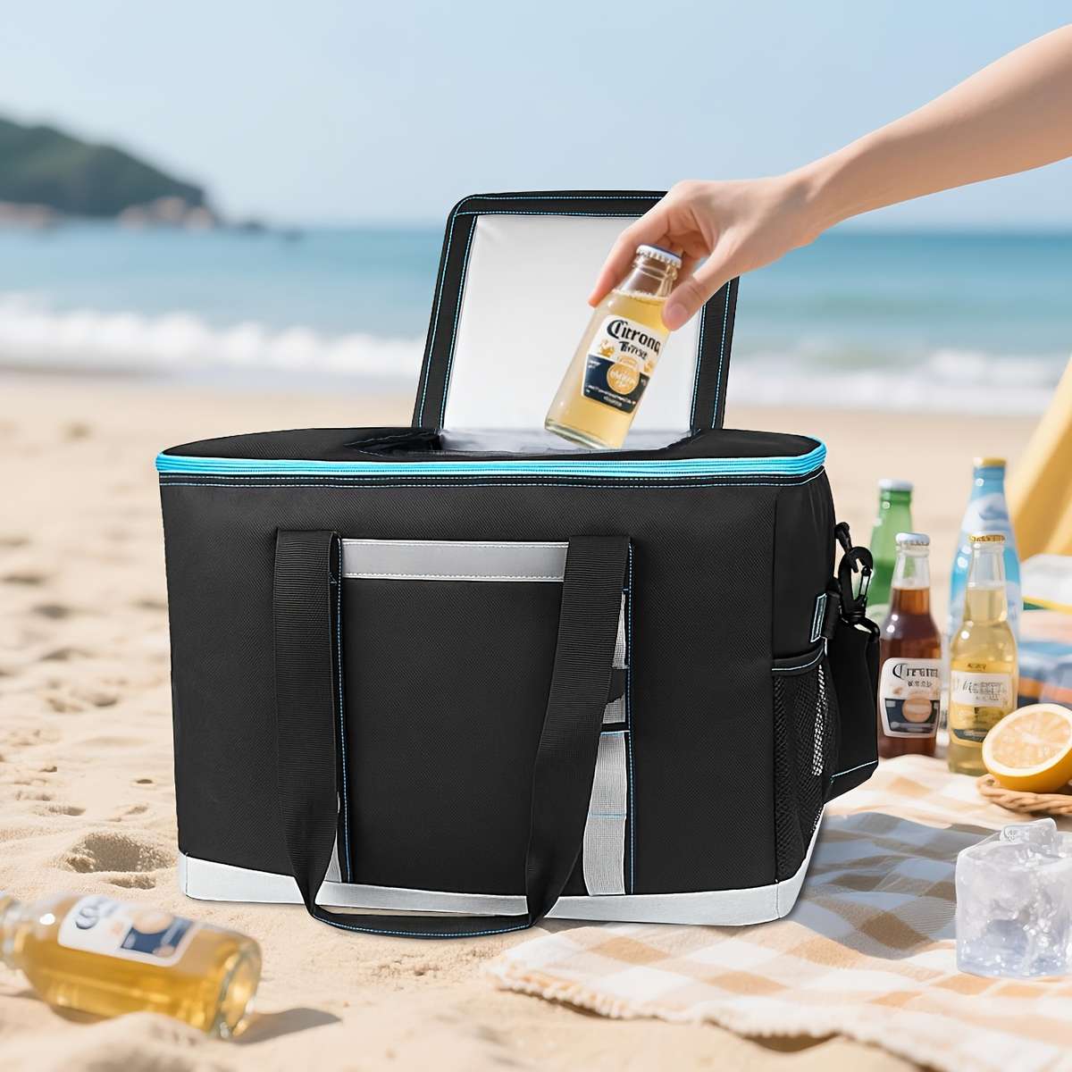 Insulated Cooling Bag Color Black