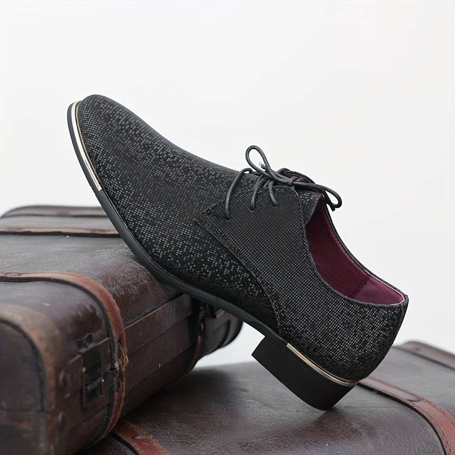 Mens Leather Shoes Color Black Sizeuk 8