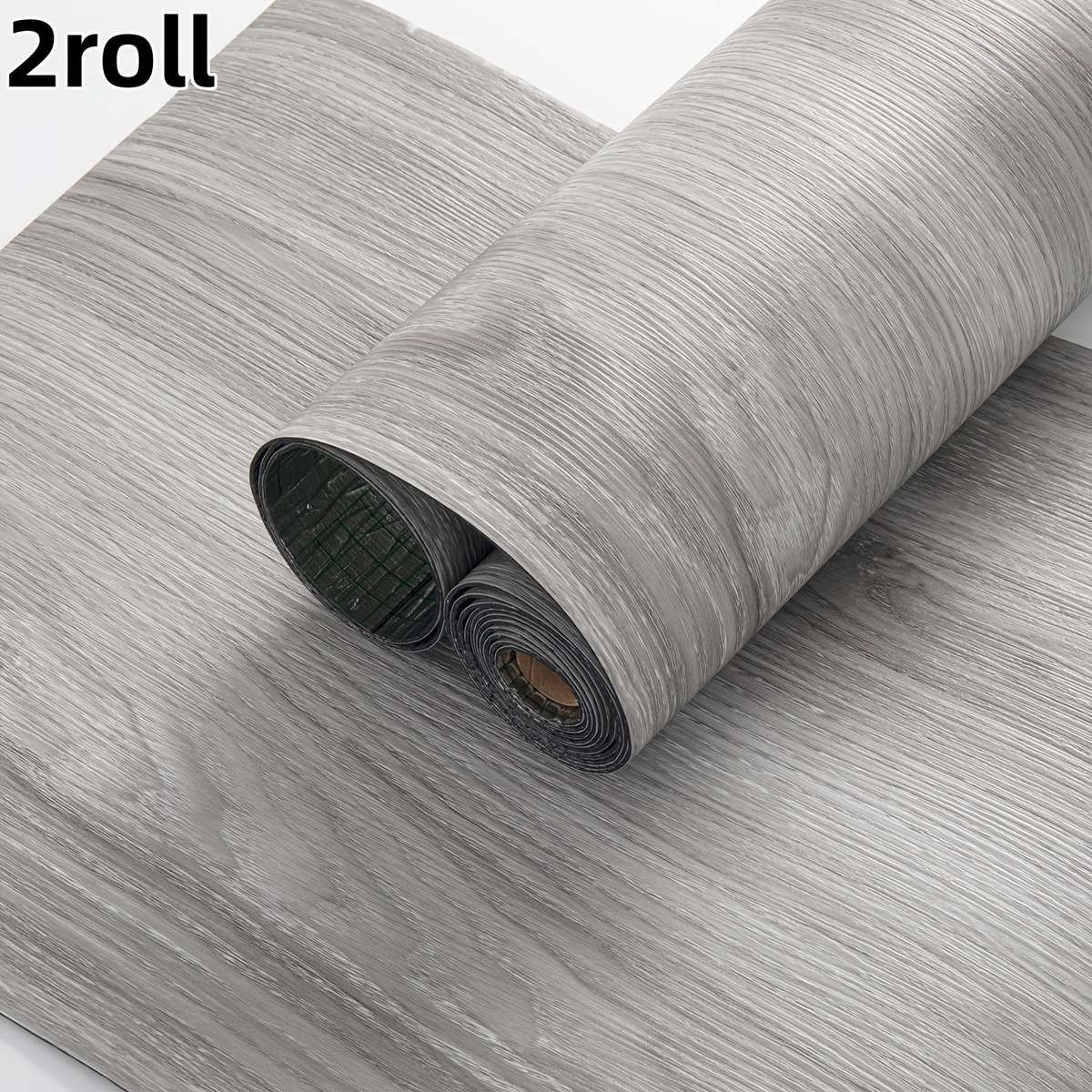 Self Adhesive Floor Stickers Medium Gray Oak 2 Rolls