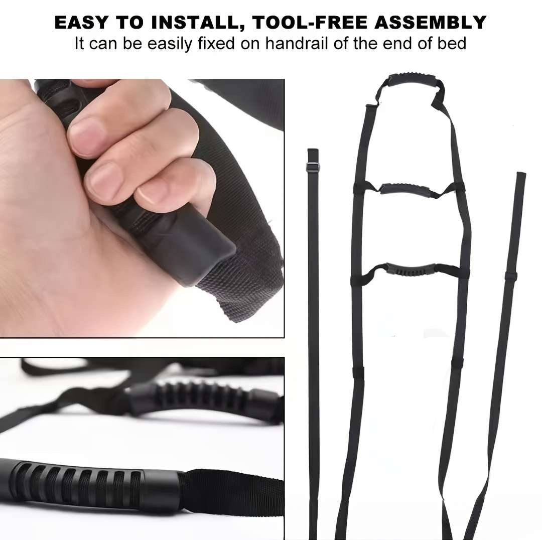 Handrail Items Rise Assist Strap Reinforced With 5 Handles