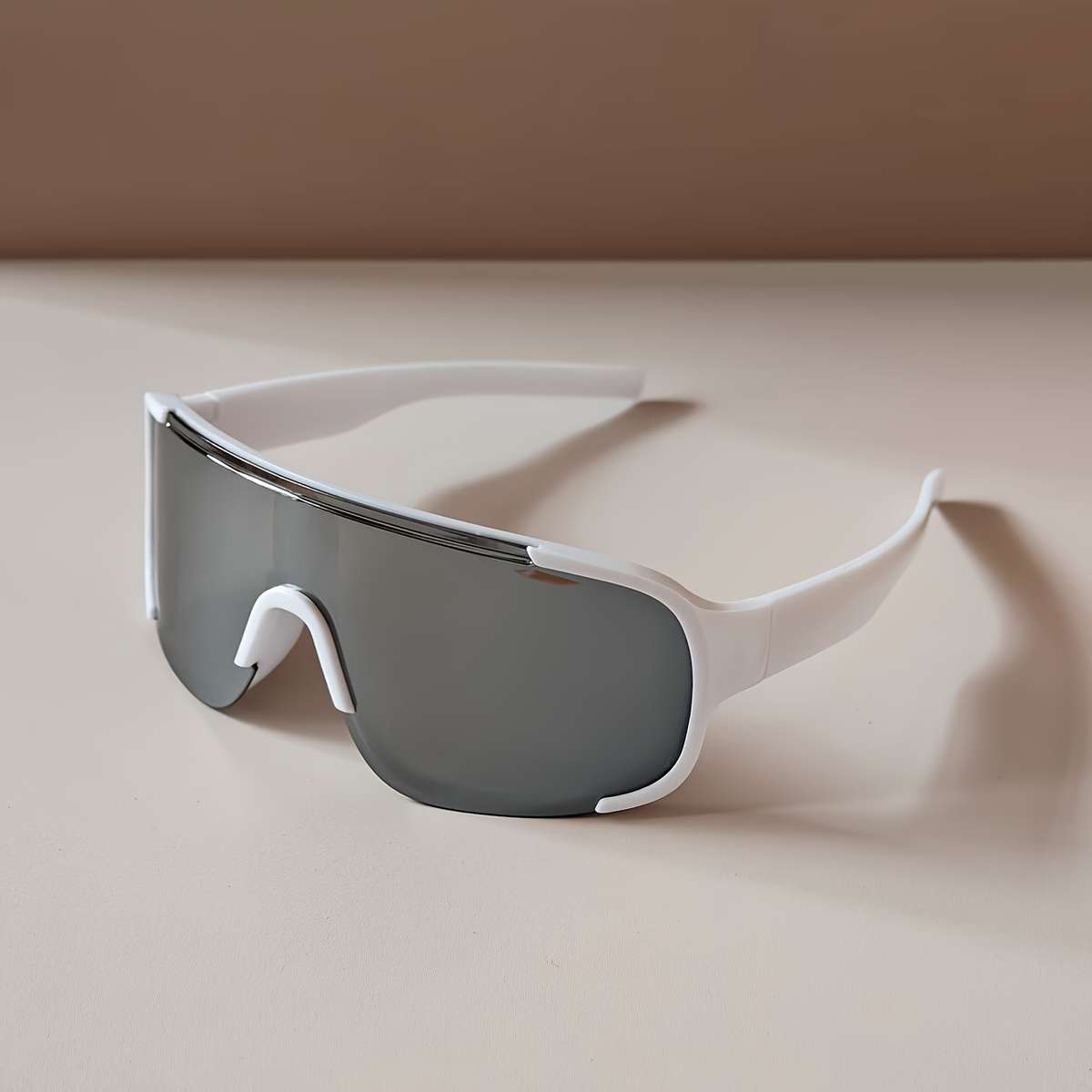 Cycling Glasses Color Black Frame White Mercury  Black Frame White Mercury