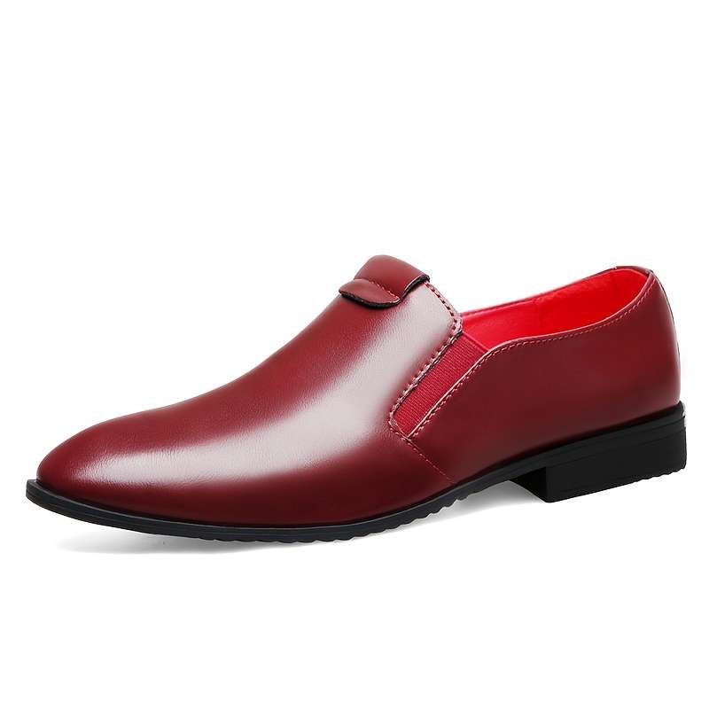 Mens Leather Shoes Color Burgundy Sizeuk 7.5