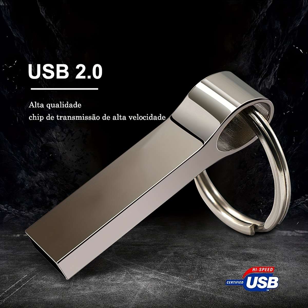 Usb Flash Drive Color Silvery Capacity 2Gb 5Pcs