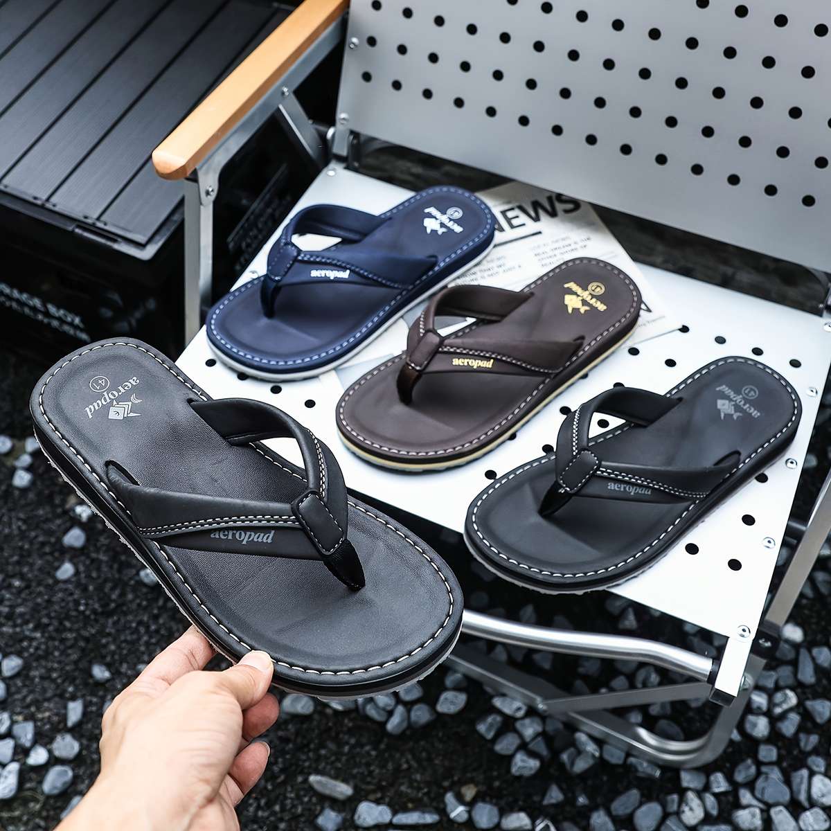 Sandals Color Black Size Uk 9