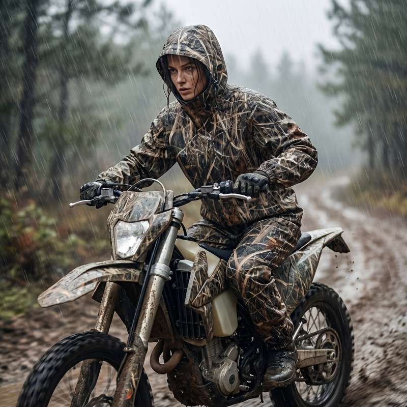 Raincoat M Style Dead Grass