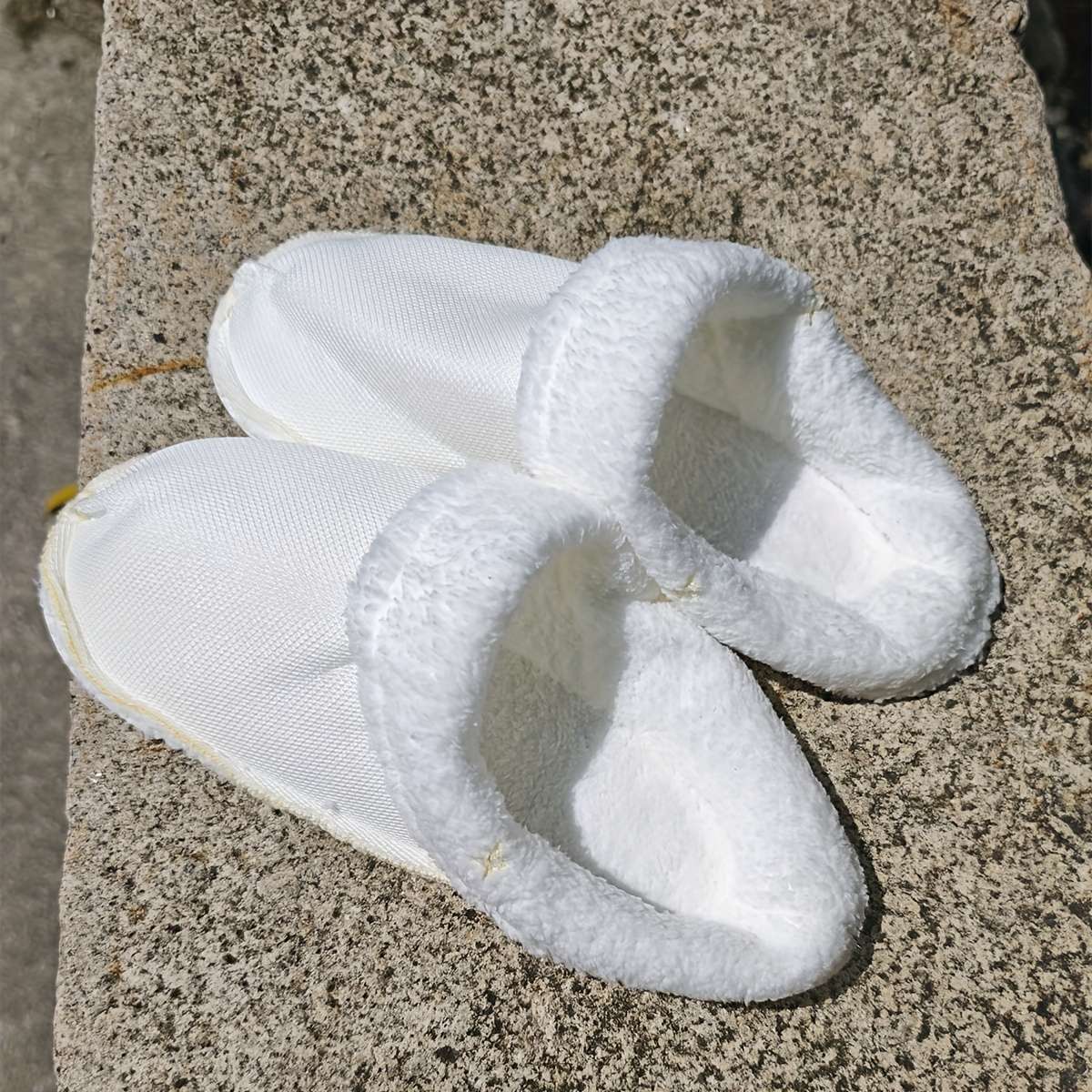 Cotton Slippers Color White Size38-39