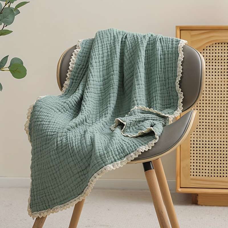 Bath Towel Color 2Pcs Blue    Light Green