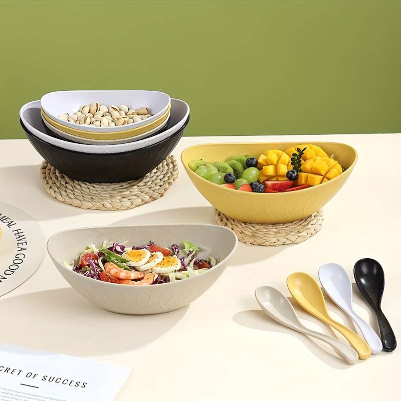 Bowl Color White With A Spoon Modelsmall