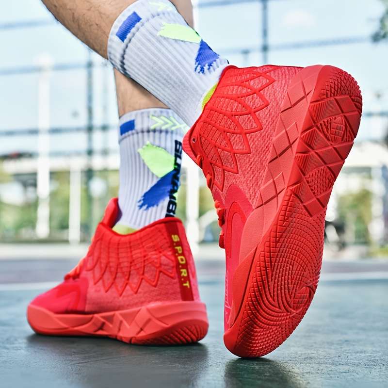 Sneakers Red Size Uk 7