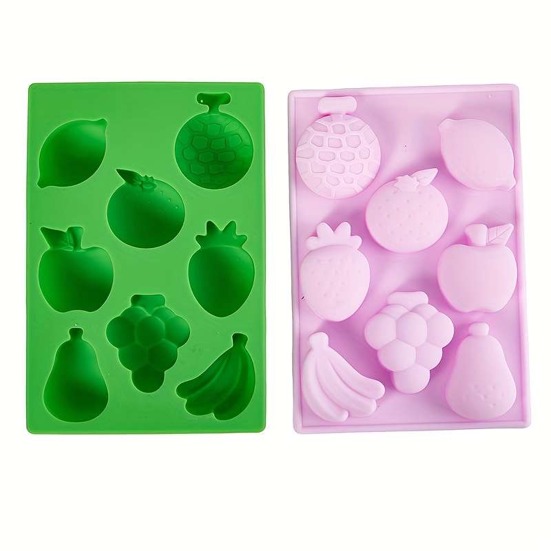 Suitable For Baking Molds Items Eight Cartoon Fruit Molds  Random Colors