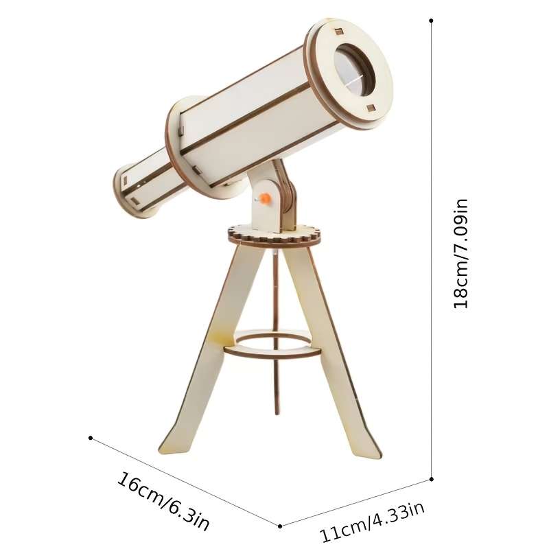 Telescope Color Wooden Astronomical Telescope Quantity2Pcs