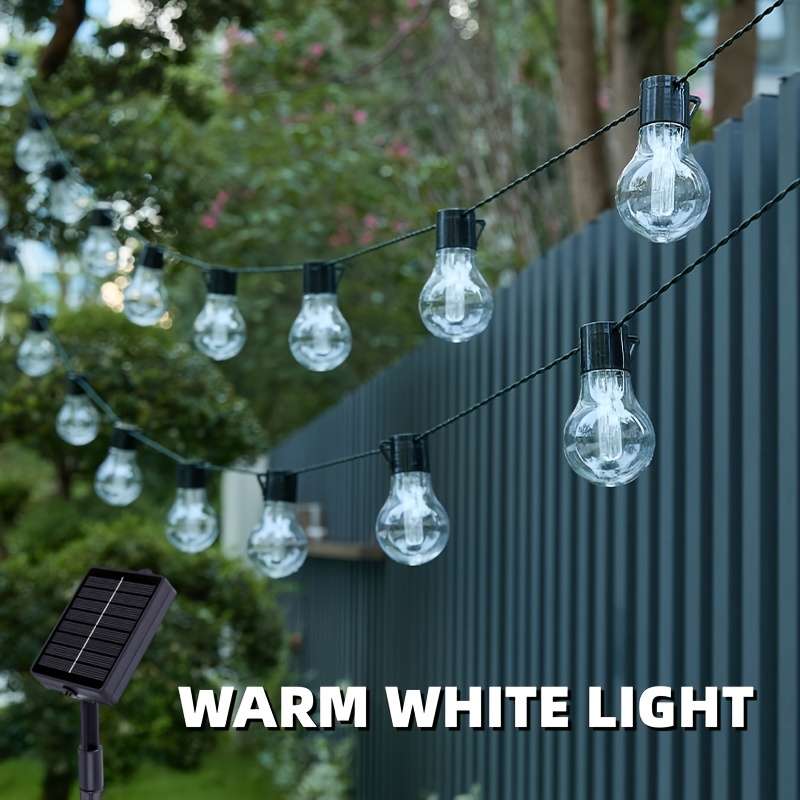 String Lights Color Warm Color Size10.7M 30Pcs Bulbs