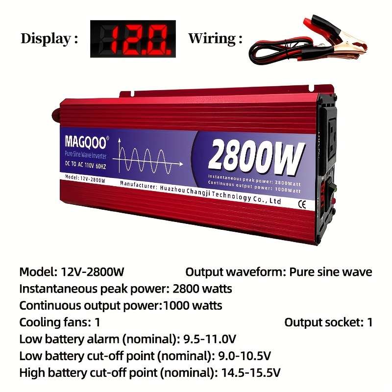 Universal Magqoo Single Socket Input Voltage Data Display Intelligent For