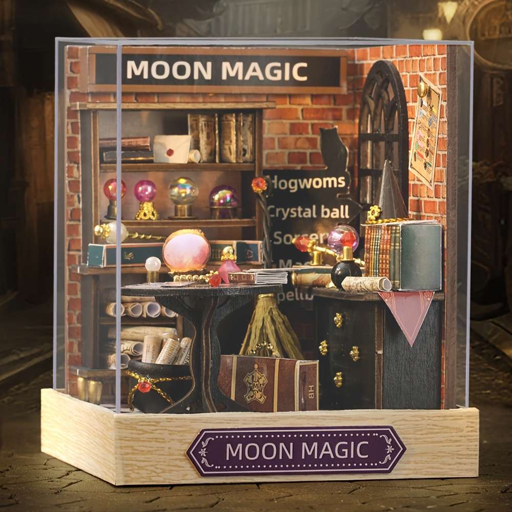 Building Toy Architectural Model Toy Set Style Moon Magic