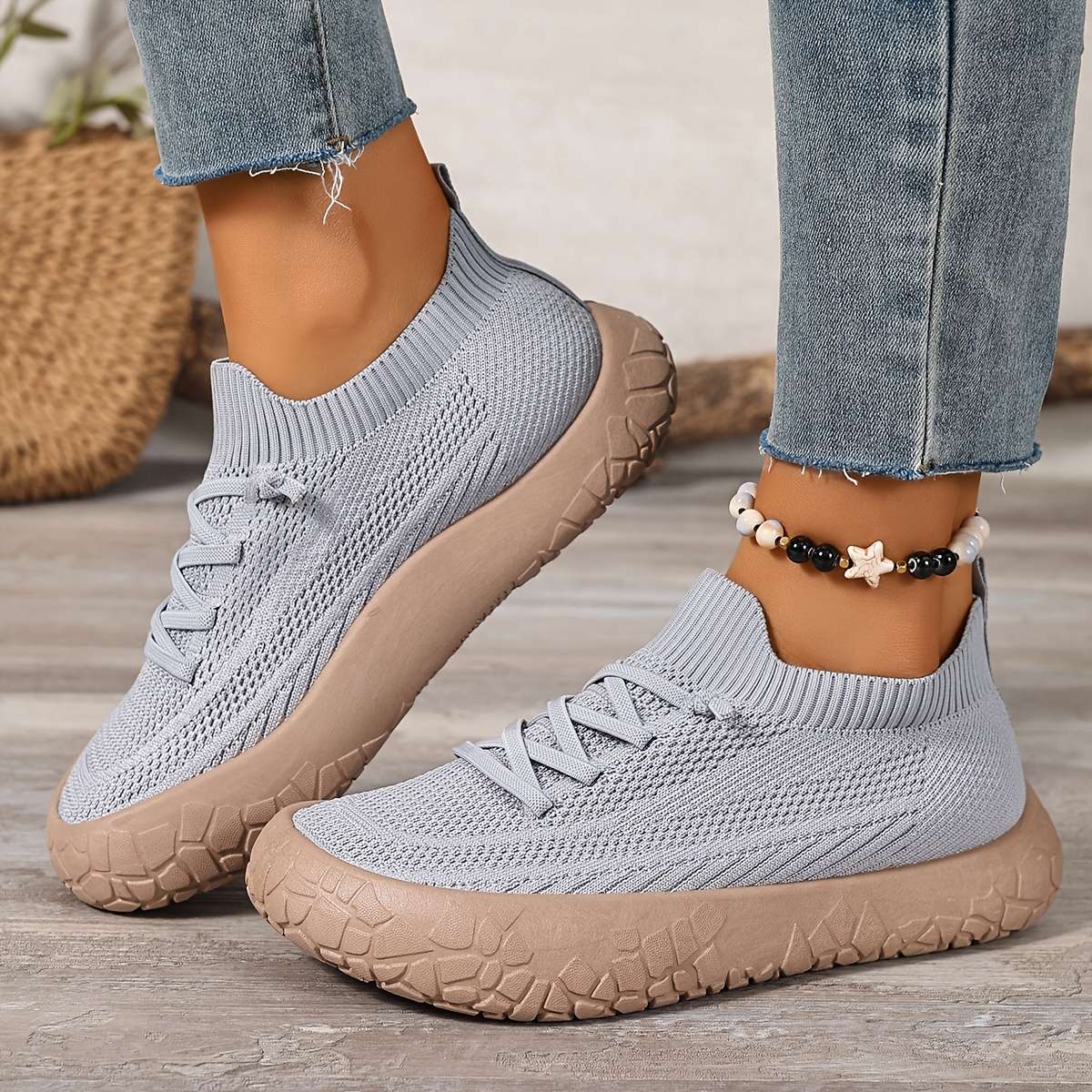 Women S Sneakers Color Grey Sizeuk 5.5